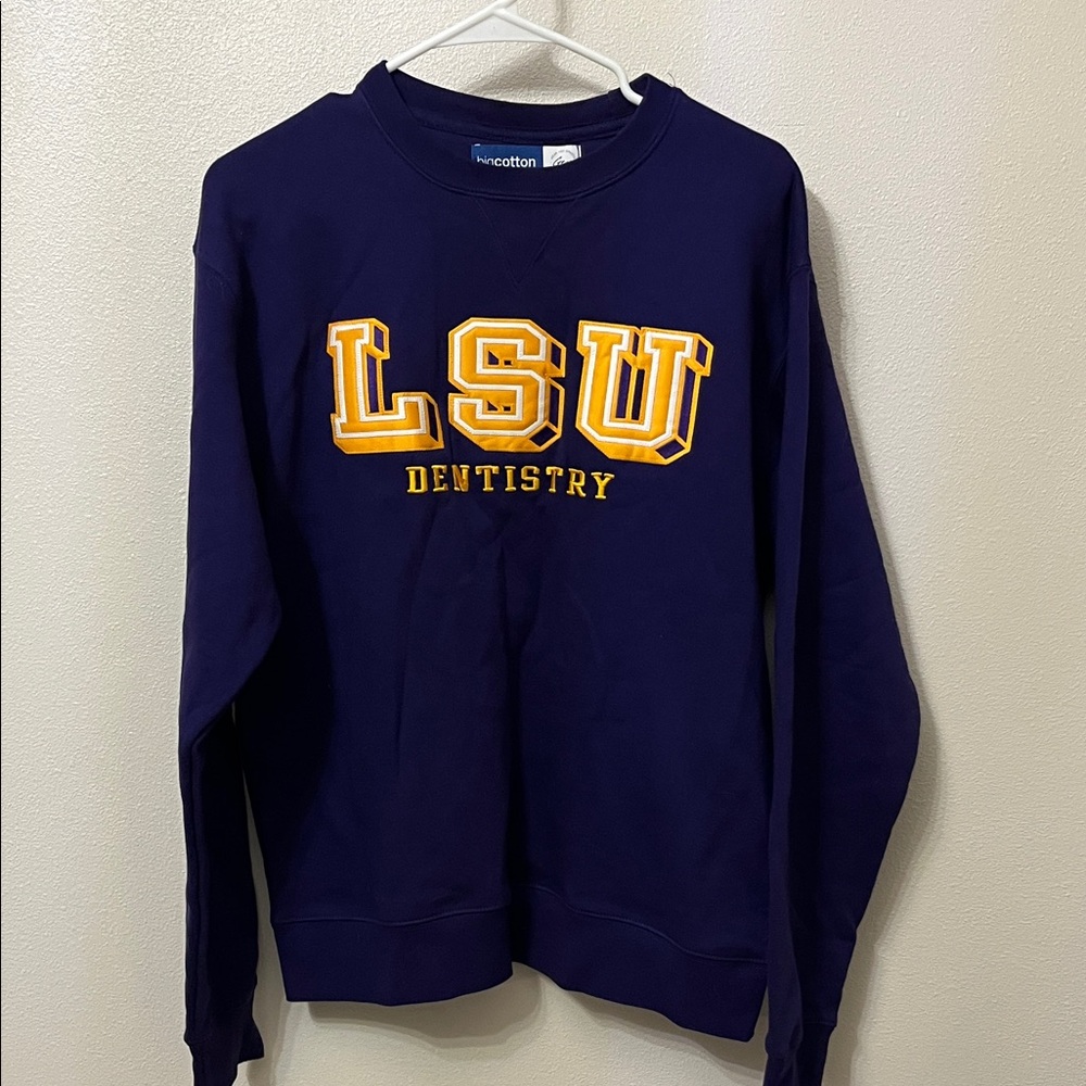 LSU Dentistry Purple Sweatshirt Medium